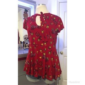 ModCloth Bicycle Peplum